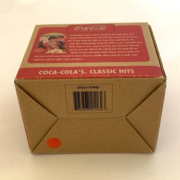 Coca-Cola Boyds Bears Figurine Classic Hits Jukebox 1st Edition Trinket Box Vtg - Picture 14 of 14